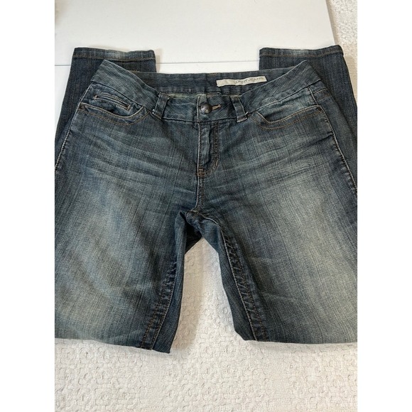 DKNY Denim Jeans with Button Detail Dark Wash Casual Pants women's‎ size 12 - Picture 9 of 9